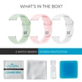 thumbnail image 4 of Powertek Universal Watch Band & Liquid Glass Screen Protector Bundle, Compatible with Apple Watch & Samsung Galaxy Watch | 3 Adjustable Bands + Universal Liquid Screen Protection for All Smartwatches, 4 of 8