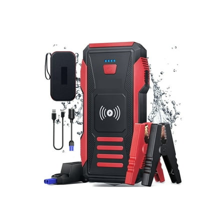 Car Battery Portable2500A 23800mAh Car Booster UP All Gas Or 8.0L Diesel Battery Starting Device ,Instant Roadside Rescue