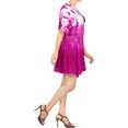 thumbnail image 3 of HAPPY BAY Women's Viscose Summer Beach Front Open Cover ups Beachwear Duster Kimono Cardigan for Women L-XL Pink, Tie Dye, 3 of 4
