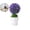Purple, variant on Artificial Snowball Plant in Pot - 10.2" Realistic Fake Plant in White Pot, No-Maintenance Indoor Decor for Home, Office Desk, Front Porch