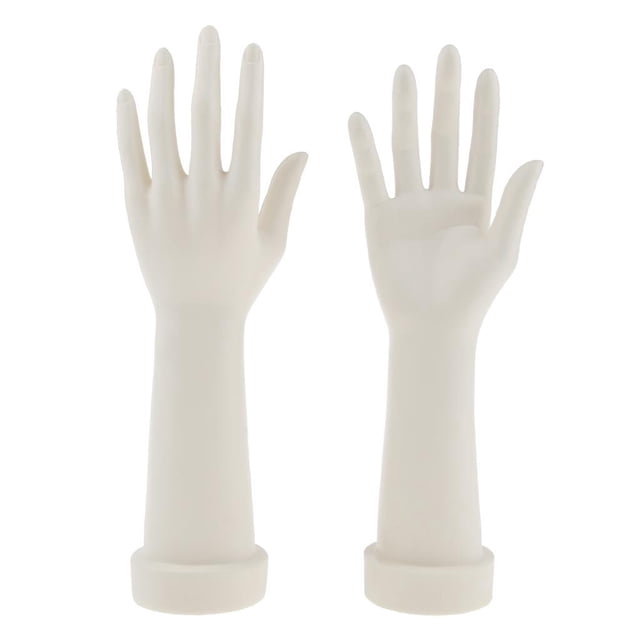 Maniquí Adulto de Mano Izquierda Y Derecha para Exhibición de Anillo de Reloj de Pulsera de Joyería Zulema Maniquí de mano adulto femenino
