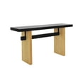 thumbnail image 4 of Noble House Farmhouse Wood Console Table, Rectangular Long Entryway or Sofa Table for Living Room, Hallway,and Entrance,Black+Brown, 4 of 7