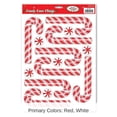 thumbnail image 6 of 96 Piece Bulk Christmas Candy Cane Clings, 6 of 6