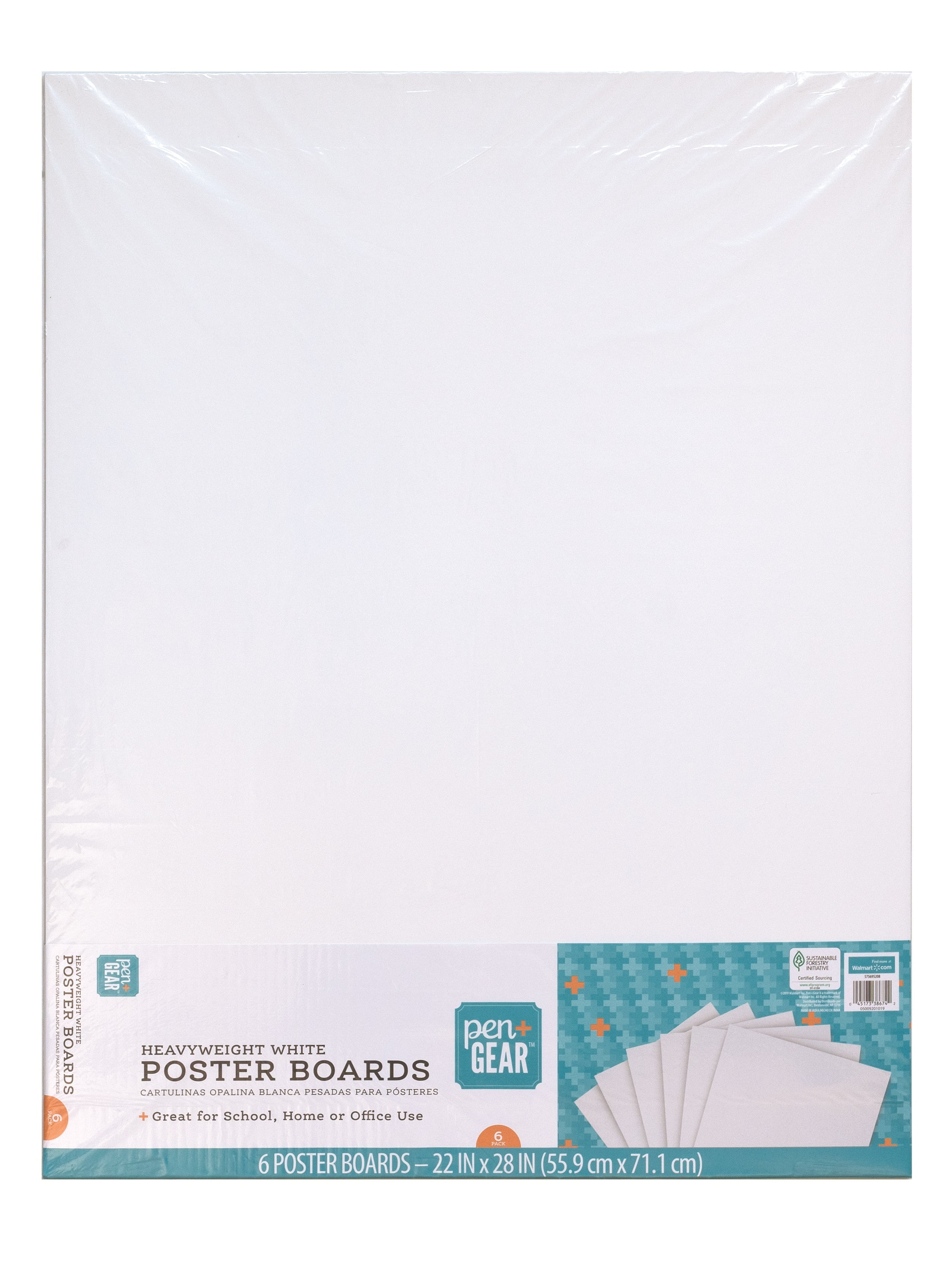 - New , White 22X28 Super Value Poster Board, 50 Sheets