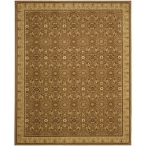 SAFAVIEH Treasures Emmalyn Floral Bordered Area Rug, Olive/Caramel, 4' x 6'