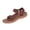 Brown, variant on EKVAHL Women's Adjustable Sport Sandals, Strap Closure Outdoor Shoes, Anti-Slip Rubber Sole for Hiking Travel Beach and Casual Wear Black