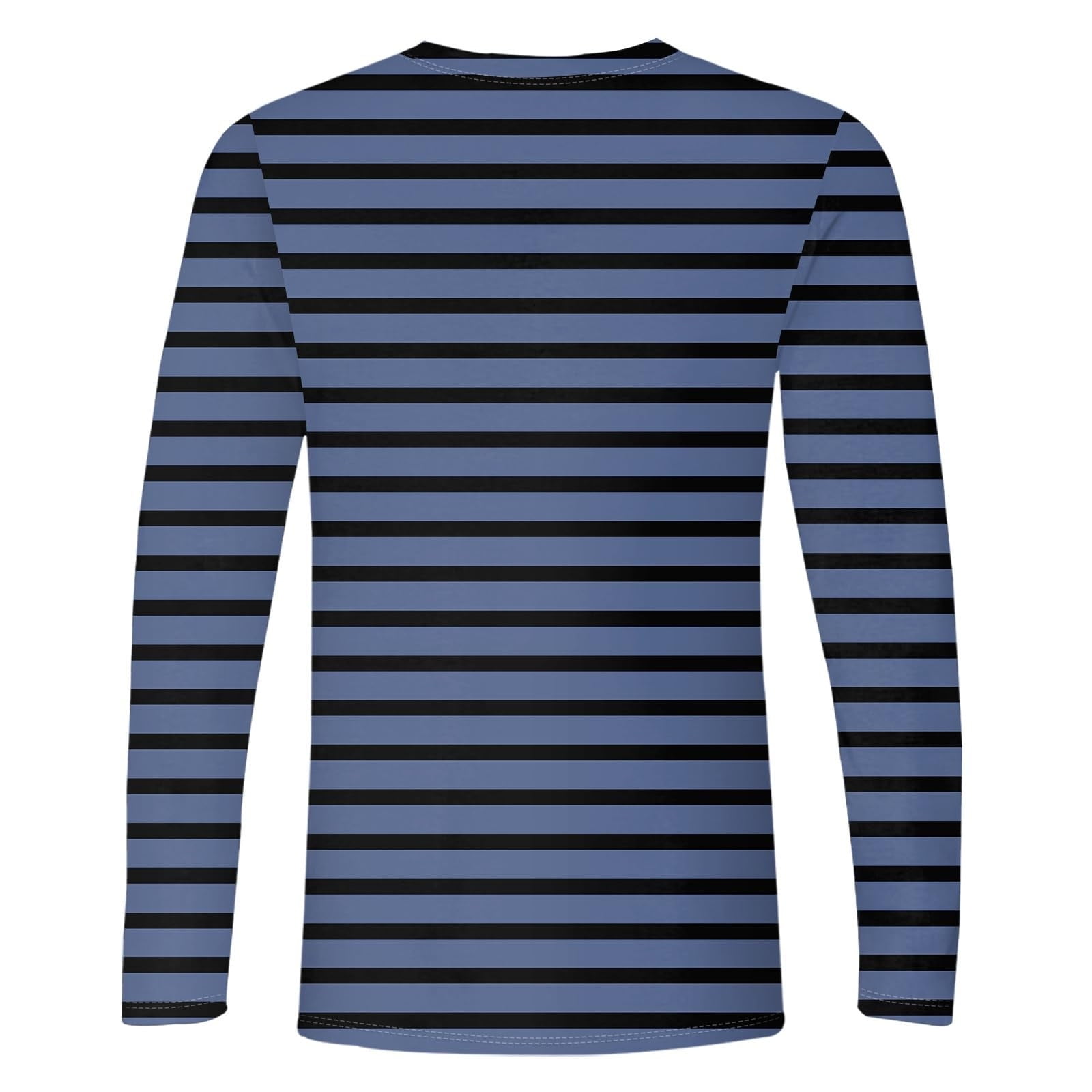 Oalirro Long Sleeve T Shirt Men Trendy Round Neck Tee
