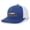 Royal/White, variant on Freshwater Fish Collection Carp Fishing Mens Embroidered Mesh Back Trucker Hat Baseball Cap, Black/Black