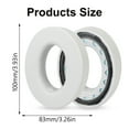 thumbnail image 2 of Aurgiarme Memory Foam Earpads Compatible for 700 (NC700) Headphones Ear Pad for Enhances Sound Isolation Ear Covers Earcup, 2 of 9