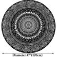 thumbnail image 3 of 120 cm round rug., 3 of 4