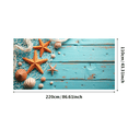 thumbnail image 1 of Beach Starfish Seashells Nautical Theme Backdrop Photography Props Background Party Supplies Summer Decoration Scenic Banner Ocean Wedding, 1 of 4