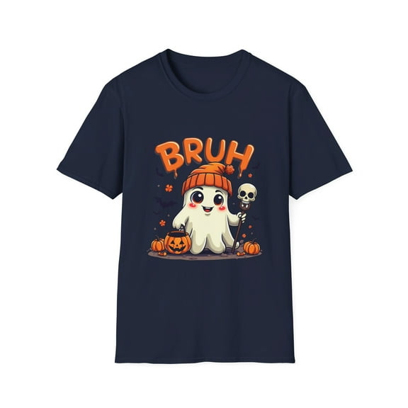 Bruh Ghost Halloween T-Shirt