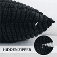 thumbnail image 3 of Nvzi Pillow Covers - 2 Pieces 18×18in Black, Premium Corduroy Fall Pillow Covers, Soft Couch Pillow Covers ,Fall Decor Pillow Covers for Home Living Room Sofa Decoration​, 3 of 3
