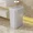 gray, variant on Odor Proof Trash Can with One-Touch Modern Design Durable Plastic Bathroom Kitchen Bin Space Saving Leakproof