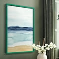 thumbnail image 5 of Watercolor Ocean Horizon II Framed Print in Green Solid Wood 8 x 10 Framed Print, 5 of 6