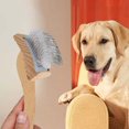 thumbnail image 1 of Dog Grooming Comb Metal Fine Needle Pet Brush for Floating Hair Removal Deshedding Tool Detangling Rake Comb Pet Supplies, 1 of 3