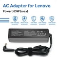thumbnail image 5 of 65W 20V AC Adapter Laptop Charger For Lenovo IdeaPad V570 G560 G580 Y410P Y500 B560 B570 B575 G570 G585 G780 N580 N585 N586 Y400 Y480 Y580 Z560 Z565 Z570 Z575 Z580 Z585 P400 P500 U310 U410 ADP-65KH B, 5 of 7