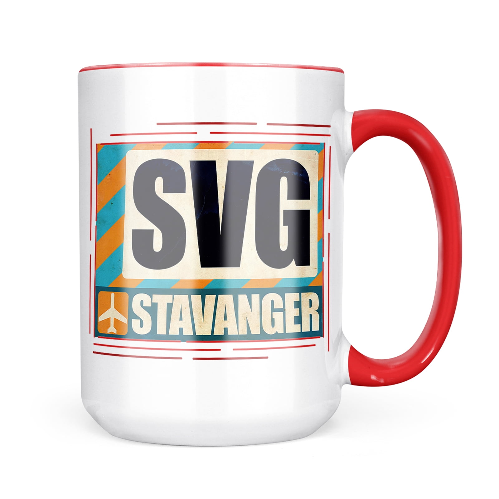 Download Neonblond Airportcode Svg Stavanger Mug Gift For Coffee Tea Lovers Walmart Com Walmart Com