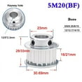 thumbnail image 1 of 1Pcs 5M 20 Dents Roue Synchrone Courroie de Distribution Largeur 16mm 21mm Alésage 5-15mm, Installation Facile, 1 of 4