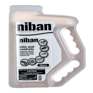 Niban Nisus FG Granular Pest Control Insecticide Bait 4 LB Shaker, Clear