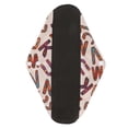 thumbnail image 3 of 5 Pack Bamboo Charcoal Sanitary Pads Washable Reusable Sanitary Pads for Women, Stylish and Trendy, G72, 3 of 3