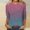 Purple, variant on Aloohaidyvio Tops for Womens,Womens Loose T-Shirt Mid-Length 3/4 Sleeves Blouse Round Neck Casual Tops