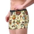 thumbnail image 2 of Balery Cute Owls Calzoncillos bóxer para hombre, ropa interior de algodón suave y transpirable con cinturilla de nailon-Medium, 2 of 5