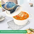 thumbnail image 3 of Yayeee Pot Holders Kitchen Heat Resistant with Pocket 7"x9.8" Cotton Oven Cooking Hot Pads, Crystal Moon, 3 of 7