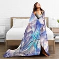 thumbnail image 6 of Super Soft Flannel Throw Kamisato Ayaka Genshin Impact Blanket 80"X60" For Bed, Sofa, Camping, Cold Cinema Or Travel,Gift For Your Family And Friend, 6 of 8