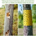 thumbnail image 2 of Tree Tape Outdoor 4 Rolls, Yellow Sticky Traps for Crawling Insect, Fruit Tree Lantern Fly Banding Barrier Protective Kit for Lawn Garden (87''), 2 of 7