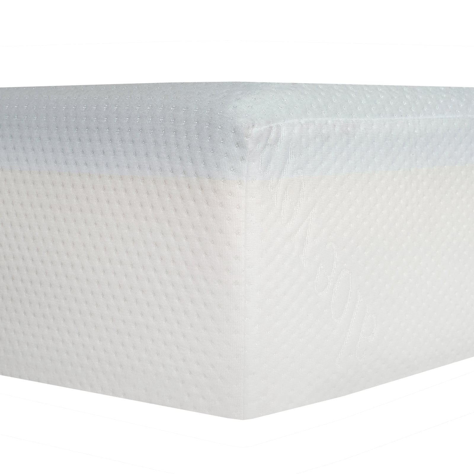 Miekor Furniture 6 in. Firm Gel Memory Foam Mattress for Full Size Bed, White 37184