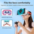 thumbnail image 3 of Gafas 3D VR Diseño de Ranura Segura Auriculares de Realidad Virtual Contorno Preciso para OLED(B), 3 of 5