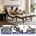 thumbnail image 6 of UHOMEPRO Queen Adjustable Bed Frame, Zero Gravity Electric Bed with Wired Remote, Head & Foot Incline, 14" Foldable Metal Platform, No Box Spring Required, Black, 6 of 12