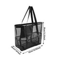 thumbnail image 2 of Large Capacity Travel Beach Bag for Outdoor Use | Washable Tote with Sand-Filtering Mesh and Inner Water- Layer for Men Women, 2 of 7