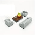 thumbnail image 1 of Small Building Block Scene Living Room Sofa TV, 1 of 5