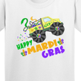 thumbnail image 4 of Inktastic Happy Mardi Gras Monster Truck with Beads Youth T-Shirt, 4 of 5