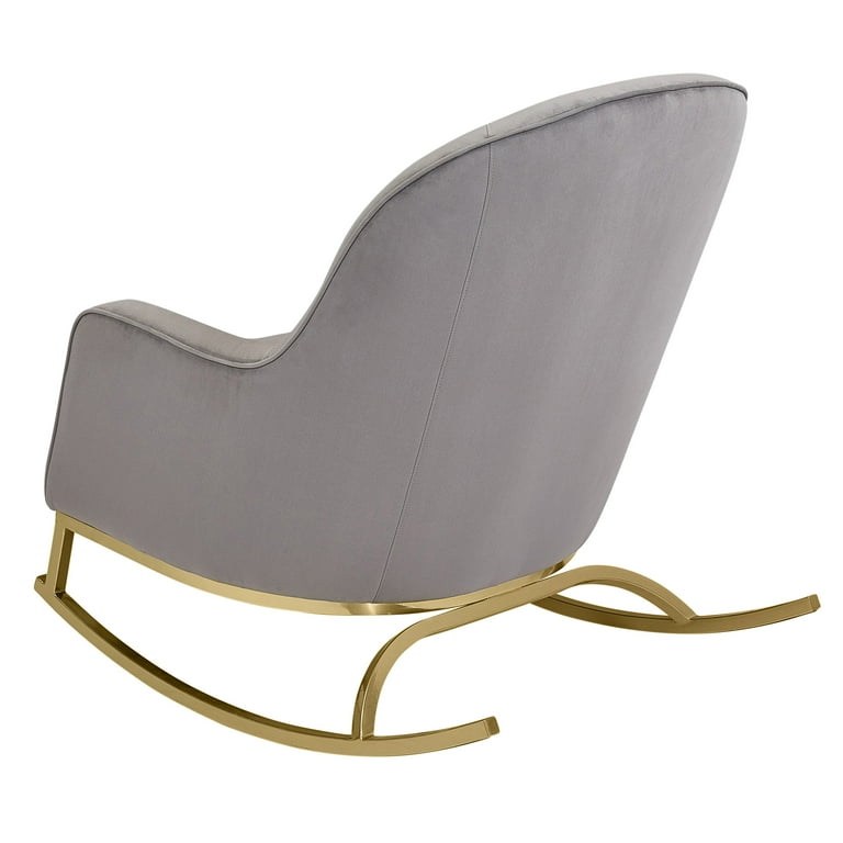 Modern glam velvet sale rocking chair walmart