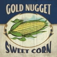 thumbnail image 3 of Marrott, Stephanie 15x15 Black Modern Framed Museum Art Print Titled - Corn Label, 3 of 5