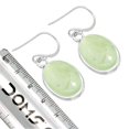 thumbnail image 3 of Natural Prehnite Earring 925 Sterling Silver Handmade Jewelry, 3 of 5