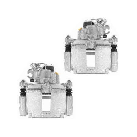 Rear Brake Caliper Set - Compatible with 2013 - 2019 Ford Police Interceptor Utility Base 2014 2015 2016 2017 2018