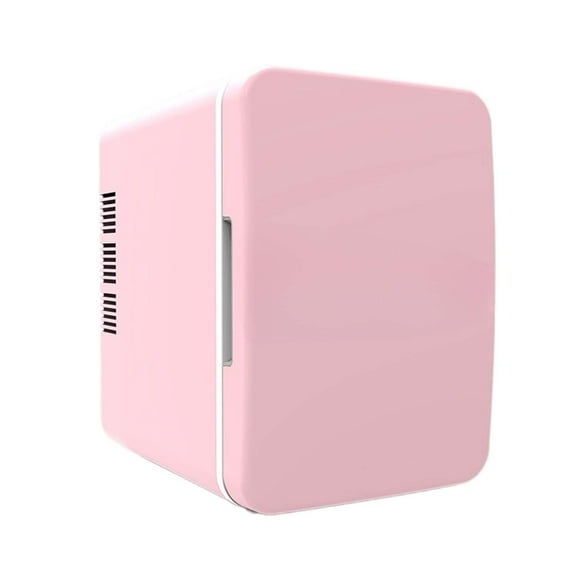 Mini Fridge Multifunction Compact Refrigerator for Outdoor and Office Desktop pink