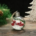 thumbnail image 2 of Christmas Ball Bauble Ornament Lighting Bulb Christmas Indoor Outdoor Hanging Decoration Holiday Party Wedding Halloween Thanksgiving Valentine's Day Decor, 2 of 3
