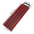 thumbnail image 5 of 80 Piece Heavy Duty Socket Organizer Portable Socket Holders Racks 1/2inch X 24 Clips 3/8inch X 30 Clips 1/4inch X 26 Clips Red, 5 of 5