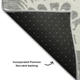 thumbnail image 3 of Addison Rugs Mayfield Washable Transitional Floral Gray Rectangle Rug, 10' x 14', 3 of 6