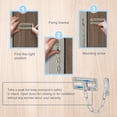 thumbnail image 2 of Mobutofu 2Pack Stainless Steel Security Chain Guard for Interior Door Protection, 2 of 8