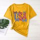 thumbnail image 1 of Karight Womens Summer Short Sleeve Tops Bow Printed Shirts Beach Vacation Outfits Workout Tshirts Casual Clothes, 1 of 4