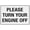 Warning Sign 3, variant on Please Take Rubbish Home Sign Warning Sticker-Security Sign Outdoor Sign 8"x12"