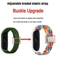 thumbnail image 2 of Elastic Nylon Band Compatible With Mi band 7 bracelet with Stainless Steel Buckles,Adjustable Replacement Nylon Braided Mi Watch band For Xiaomi Mi Band 3 4 5 6 7 Smartwatch Accessories For Men Women, 2 of 8
