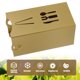 thumbnail image 3 of WEUVEB Organizador Para Y Cubiertos De Acero Inoxidable Dorado Con Capacidad Amplia, 3 of 6