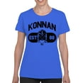 thumbnail image 2 of Officially Licensed Legends Of Lucha Libre Iconic Luchador Konnan Logo Women's T-shirt, 2 of 3